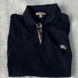 Burberry Brit Black Polo Shirt size Medium